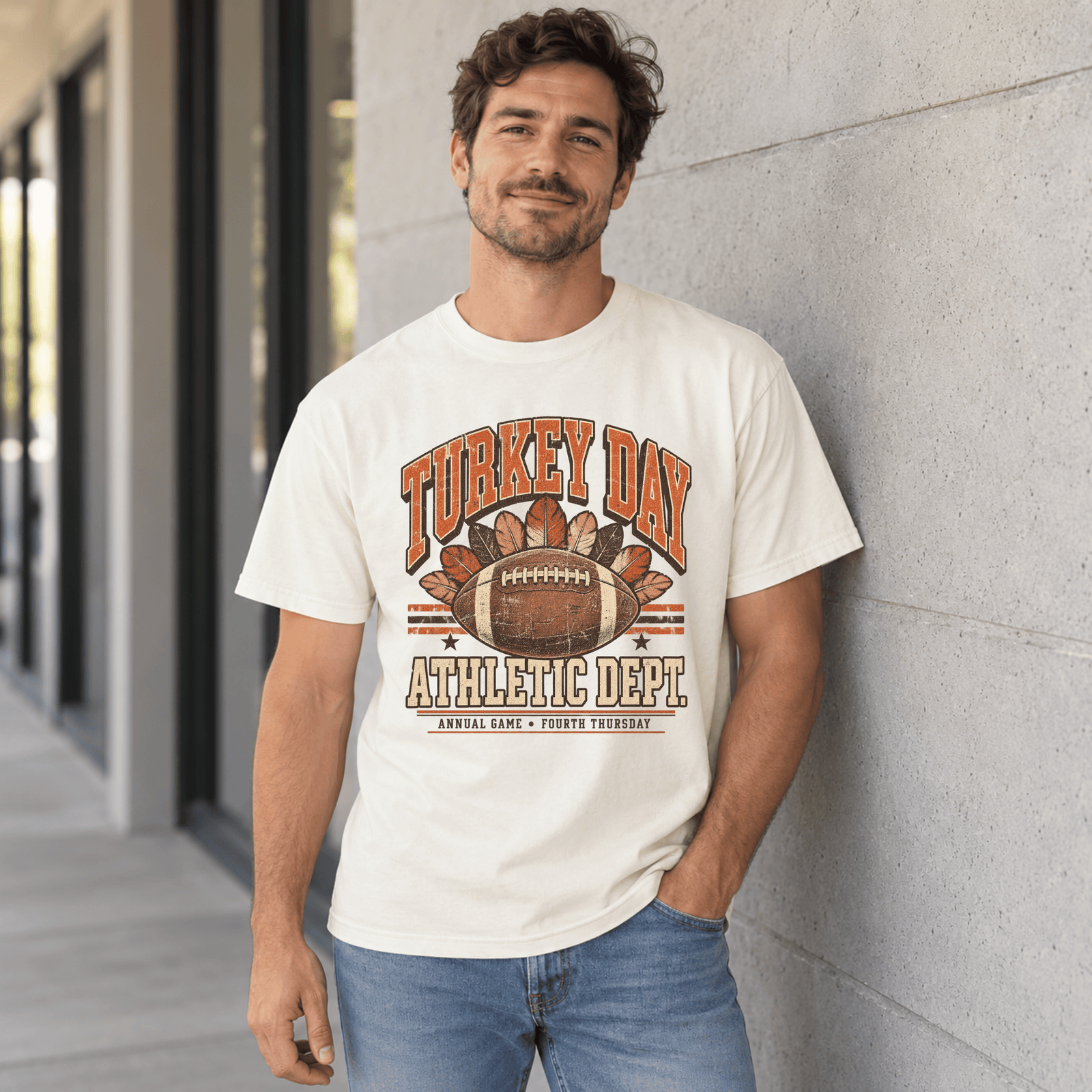 Turkey Day Athletic Dept Tee - 5 Colors