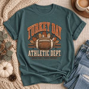 Turkey Day Athletic Dept Tee - 5 Colors