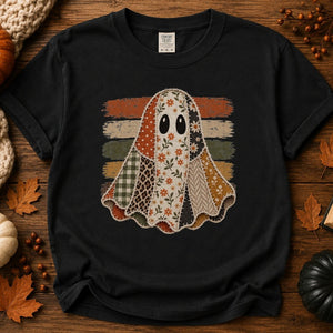 Patchwork & Stripes Ghost Tee - 5 Colors