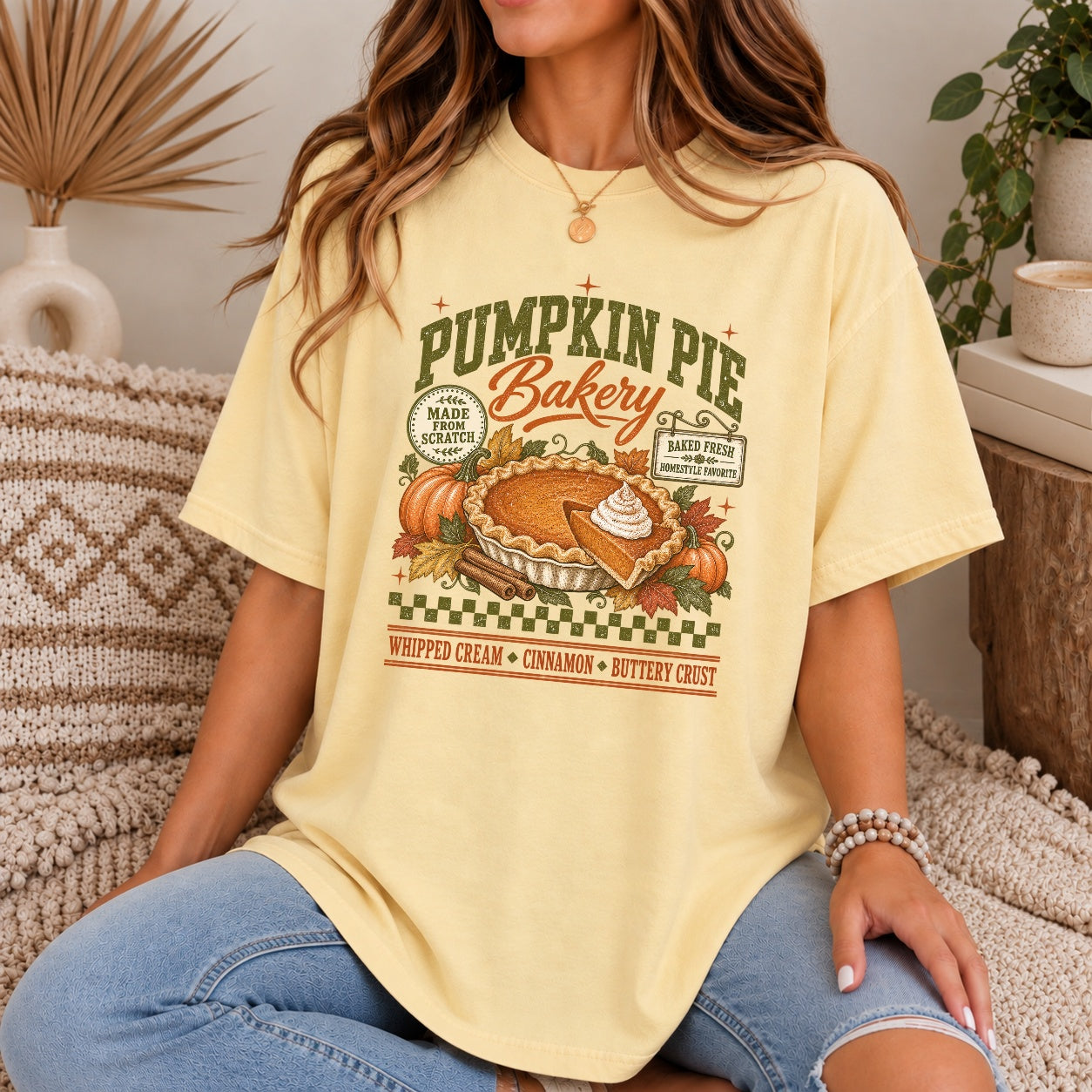 Pumpkin Pie Bakery Tee - 4 Colors
