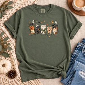 Halloween Massage Therapist Doodle Tee - 8 Colors
