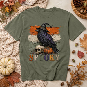 Spooky Raven Faux Paint Tee - 7 Colors - STB Boutique