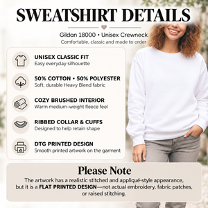 Herringbone Thankful Fall Crewneck Sweatshirt - 6 Colors