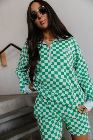 University HalfZip Sweatshirt - Sweet Breeze - STB Boutique