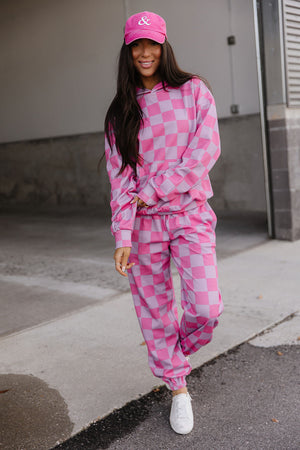 University Joggers - Rosy Daydream - STB Boutique