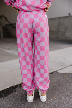 University Joggers - Rosy Daydream - STB Boutique