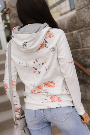DoubleHood™ Sweatshirt - Brushed Blossoms - STB Boutique