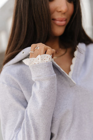 Henley Hoodie - Skyline Lace - STB Boutique
