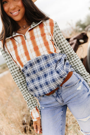 HalfZip Sweatshirt - Cowpoke Cutie - STB Boutique