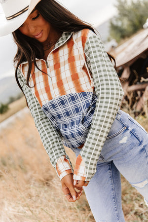 HalfZip Sweatshirt - Cowpoke Cutie - STB Boutique