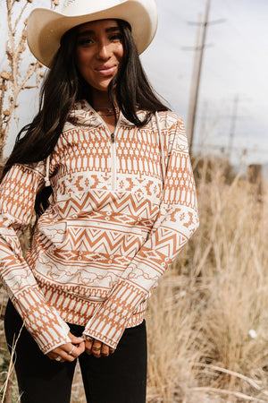HalfZip Sweatshirt - Bronco Babe - STB Boutique