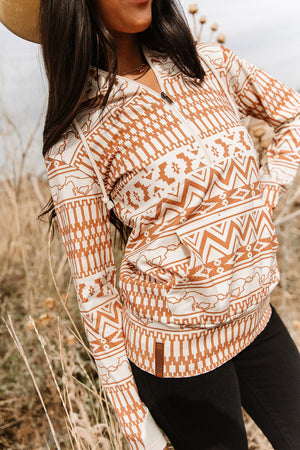 HalfZip Sweatshirt - Bronco Babe - STB Boutique