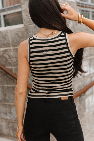 Stripe Tank - Milan - STB Boutique