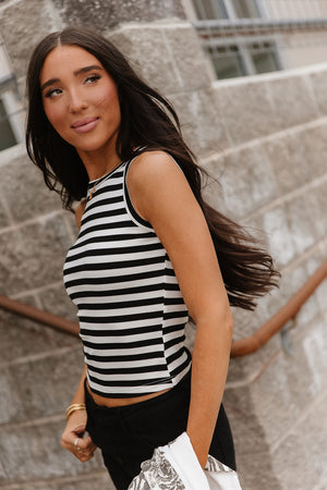 Stripe Tank - Paris - STB Boutique