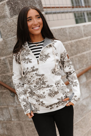 HalfZip Sweatshirt - Chasing Moments - STB Boutique
