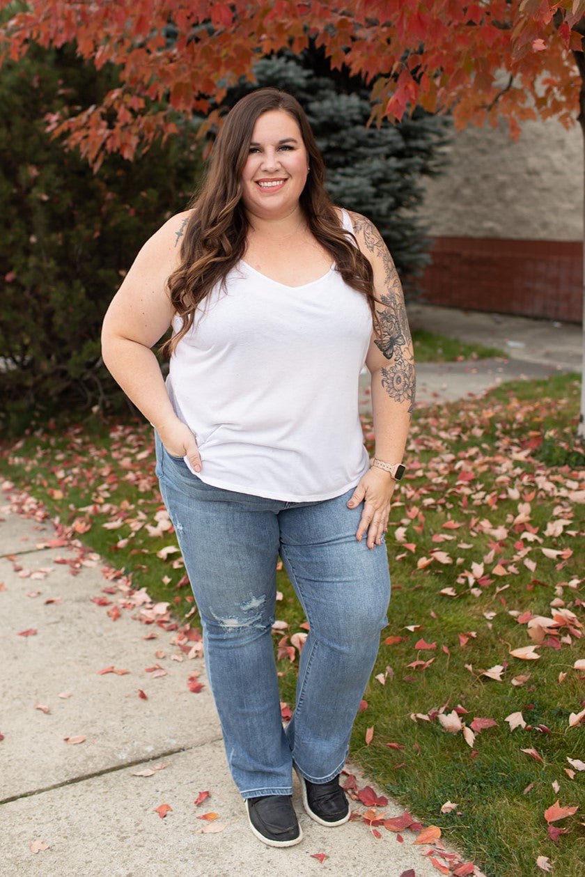 Judy Blue Anabelle Minimal Destroyed Bootcut Jeans (0-22) - STB Boutique