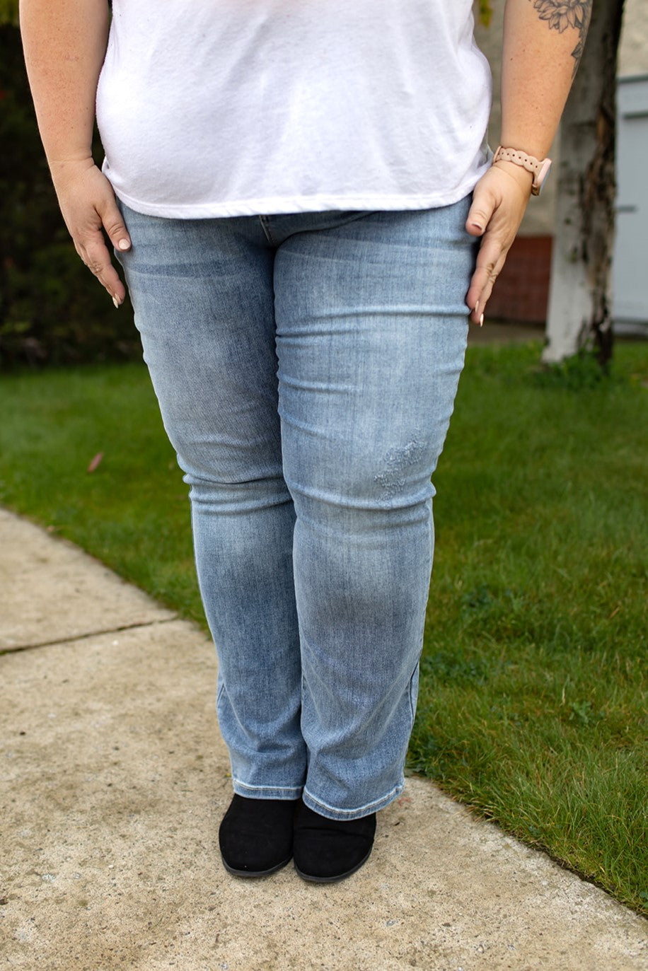 Judy Blue Lt Wash Mid Rise Bootcut Jeans (0-24)