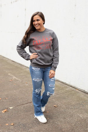 Gray FaLaLa Crewneck Sweatshirt (Unisex)
