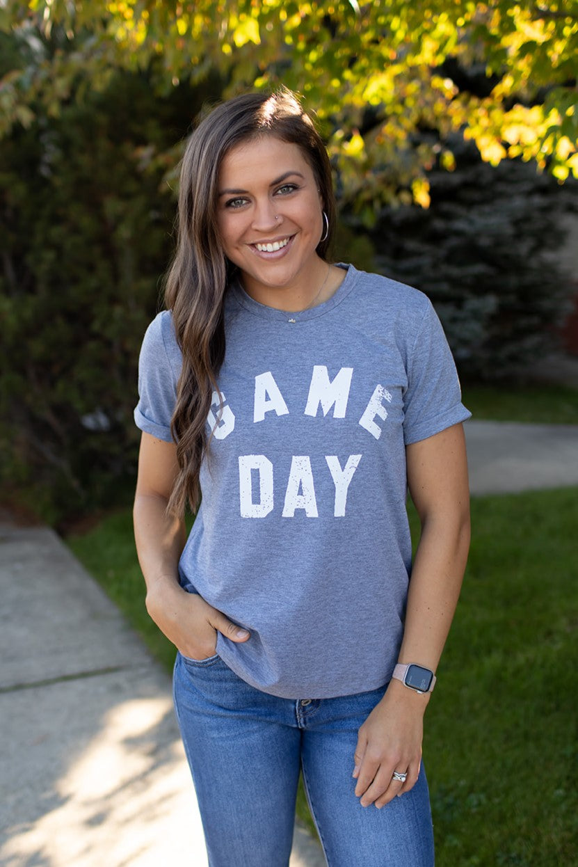 Htr Gray GAME DAY Tee (SM-2X)