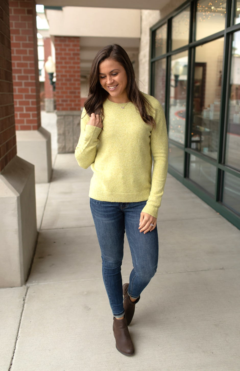 Lt Lime Pullover Sweater (SM-XL)
