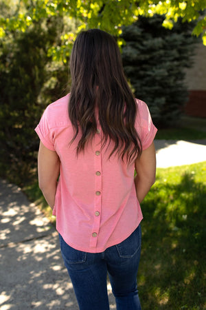 button back blouse