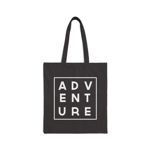 Adventure Canvas Tote Bag - Black
