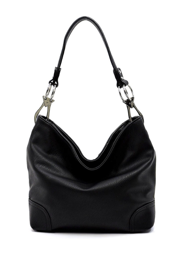 Black Cora Bucket Bag