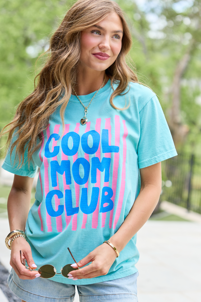 Cool Mom Club Mint Graphic Tee - STB Boutique