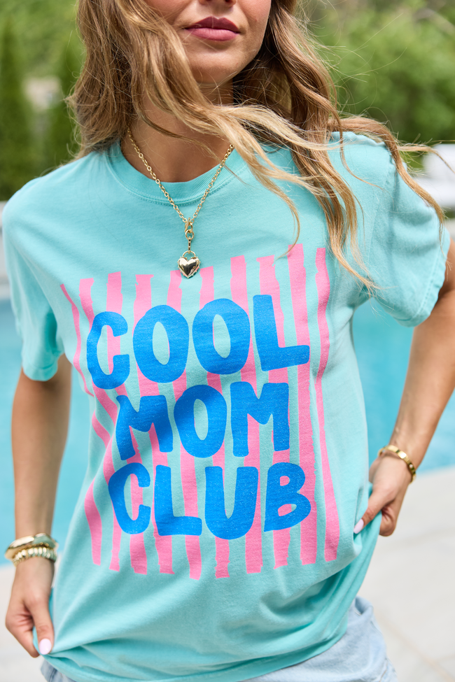 Cool Mom Club Mint Graphic Tee - STB Boutique