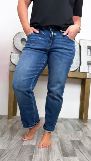 Kancan Dolores Slim Straight Jeans (1-15)