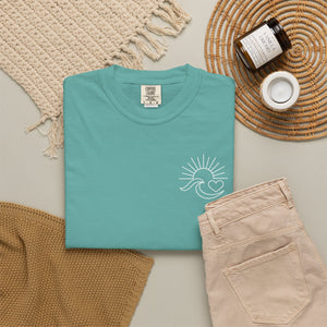 Heart Ocean Sun Comfort Colors Tee - 7 Colors