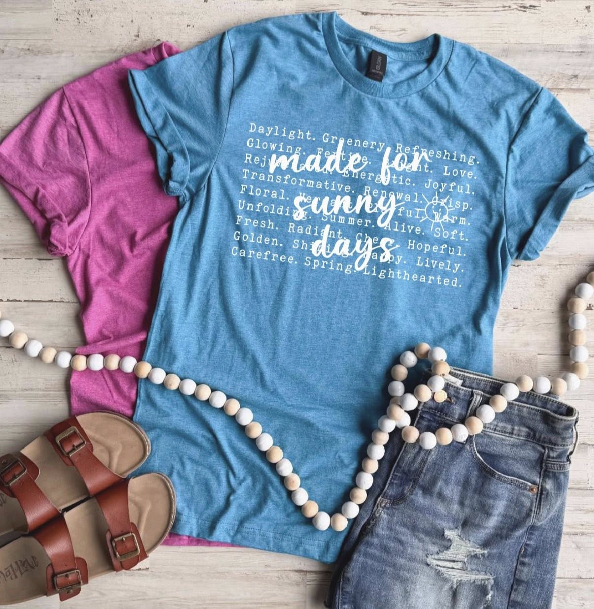 Made For Sunny Days Tee - 2 Colors - FLASH SALE - PREORDER