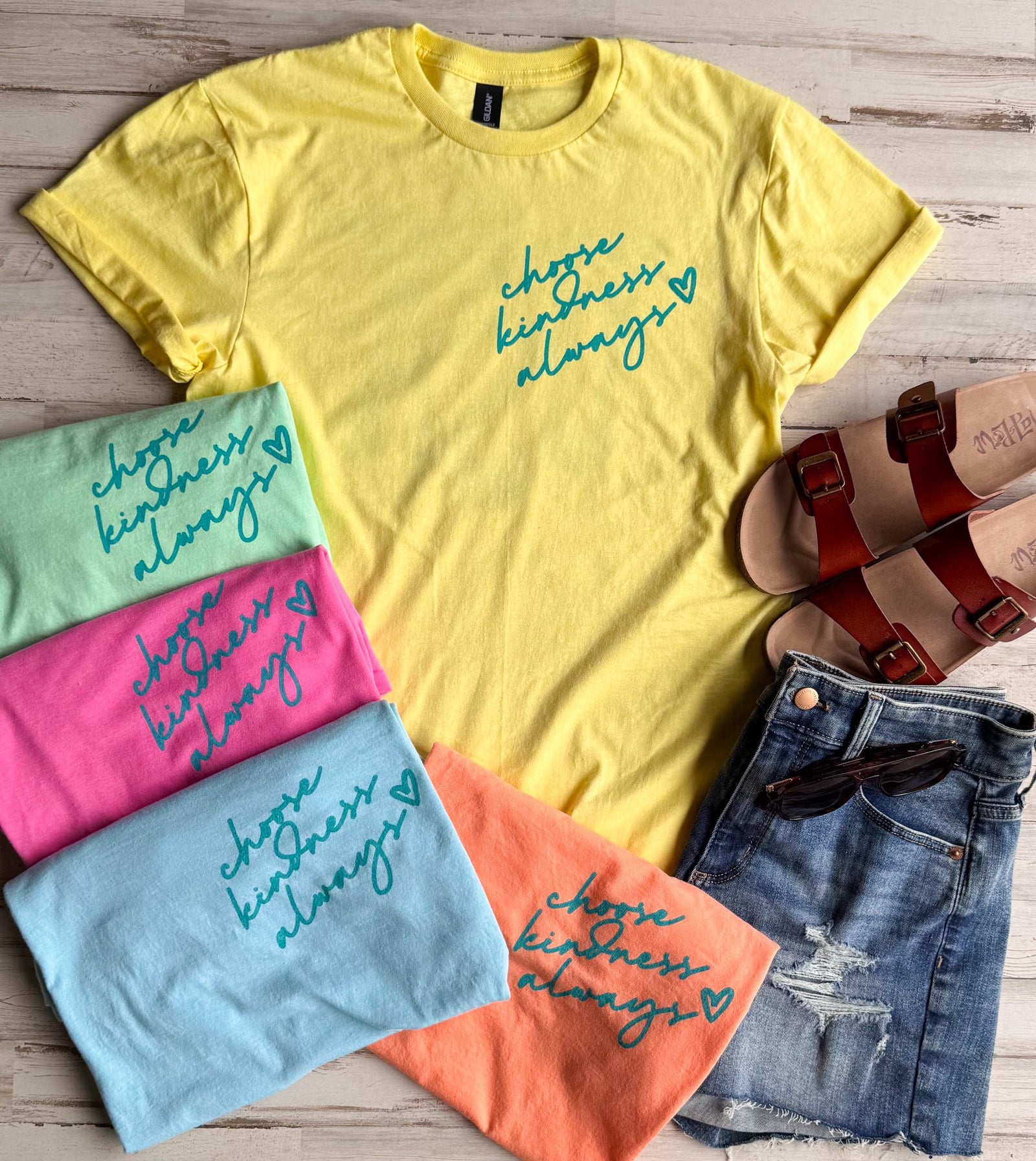 Choose Kindness Always Tee - 5 Colors - FLASH SALE - PREORDER