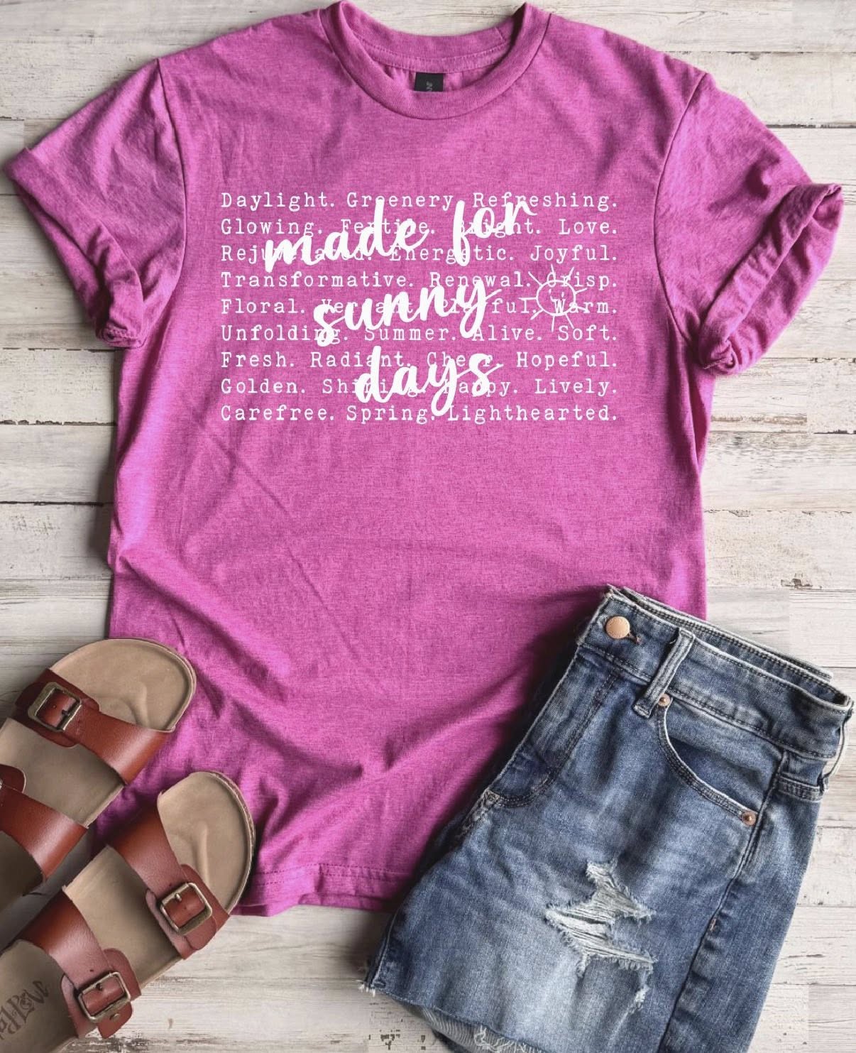 Made For Sunny Days Tee - 2 Colors - FLASH SALE - PREORDER