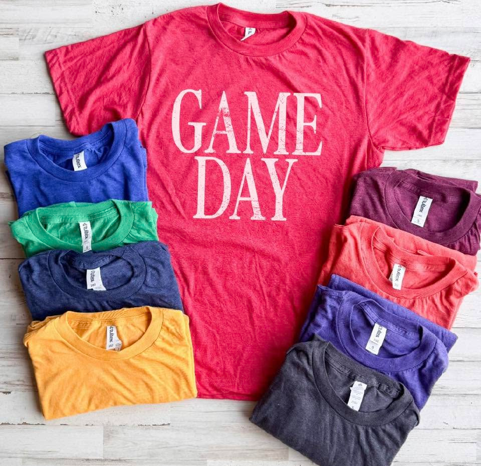 Big Gameday Tee - 9 Colors - FLASH SALE - PREORDER