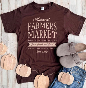 Harvest Farmers Market Tee - 3 Colors - FLASH SALE - PREORDER