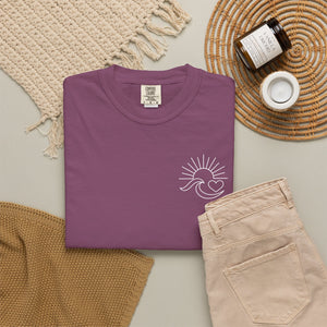 Heart Ocean Sun Comfort Colors Tee - 7 Colors