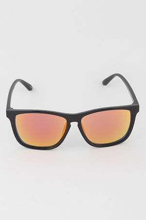 Classic Bright Tinted Lens Sunglasses