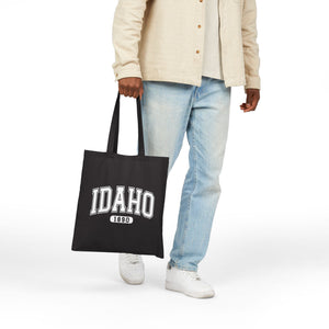 Idaho 1890 Logo Canvas Tote Bag - Black
