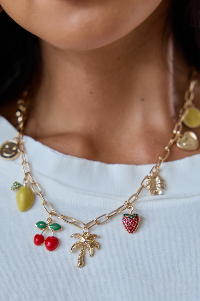 Fruit Charm Necklace - STB Boutique