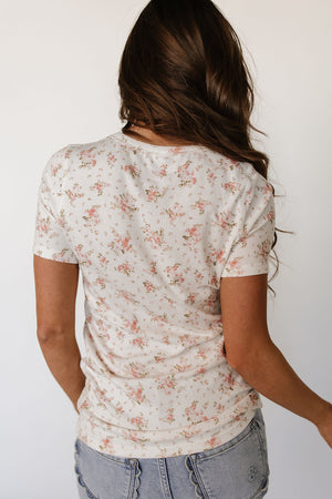 Lulu Tee - Pink Floral - STB Boutique