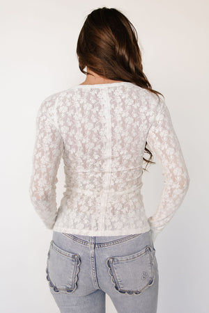 Hattie Lace Long Sleeve - STB Boutique