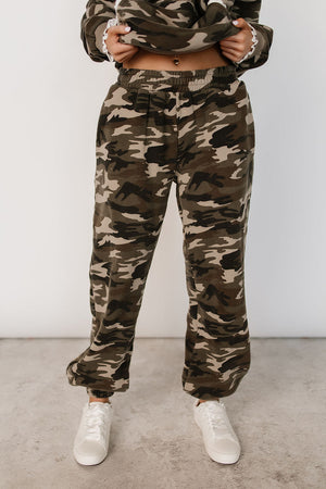 Comfort Zone Joggers - Camo Lace - STB Boutique