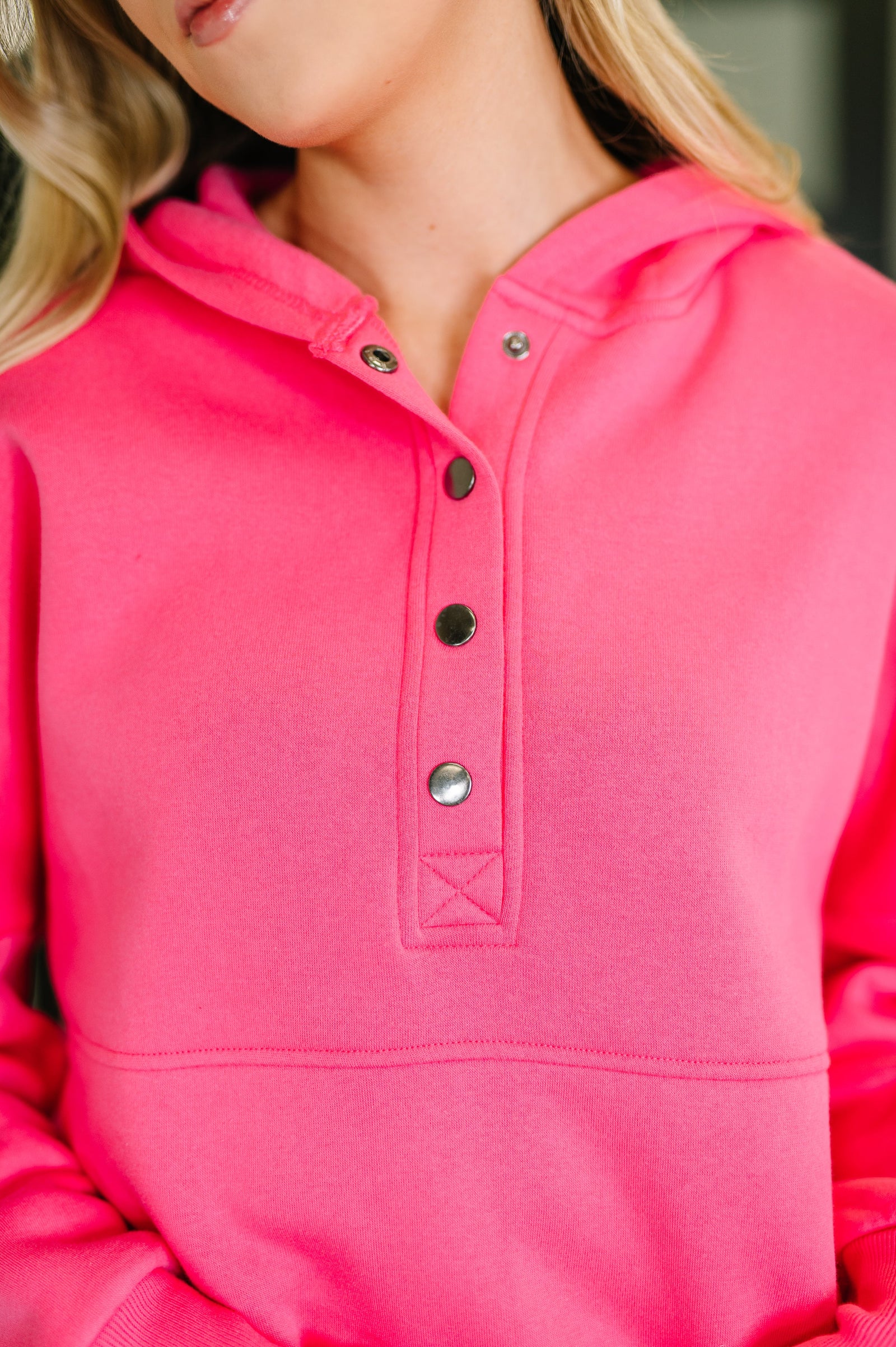 A Million Different Reasons Hooded Pullover in Fuchsia (SM-XL)