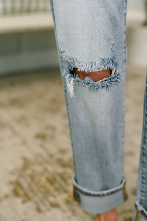 Judy Blue Alex Mid Rise Boyfriend Jean with Bandana Loop (0-24)