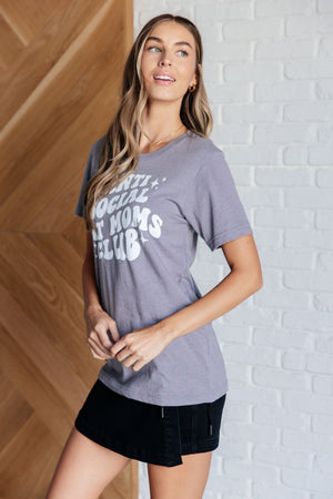 Antisocial Cat Mom Graphic Tee (SM-3X)