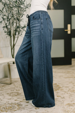 Judy Blue Ashley High Waist Featherweight Palazzo Jean (0-24)