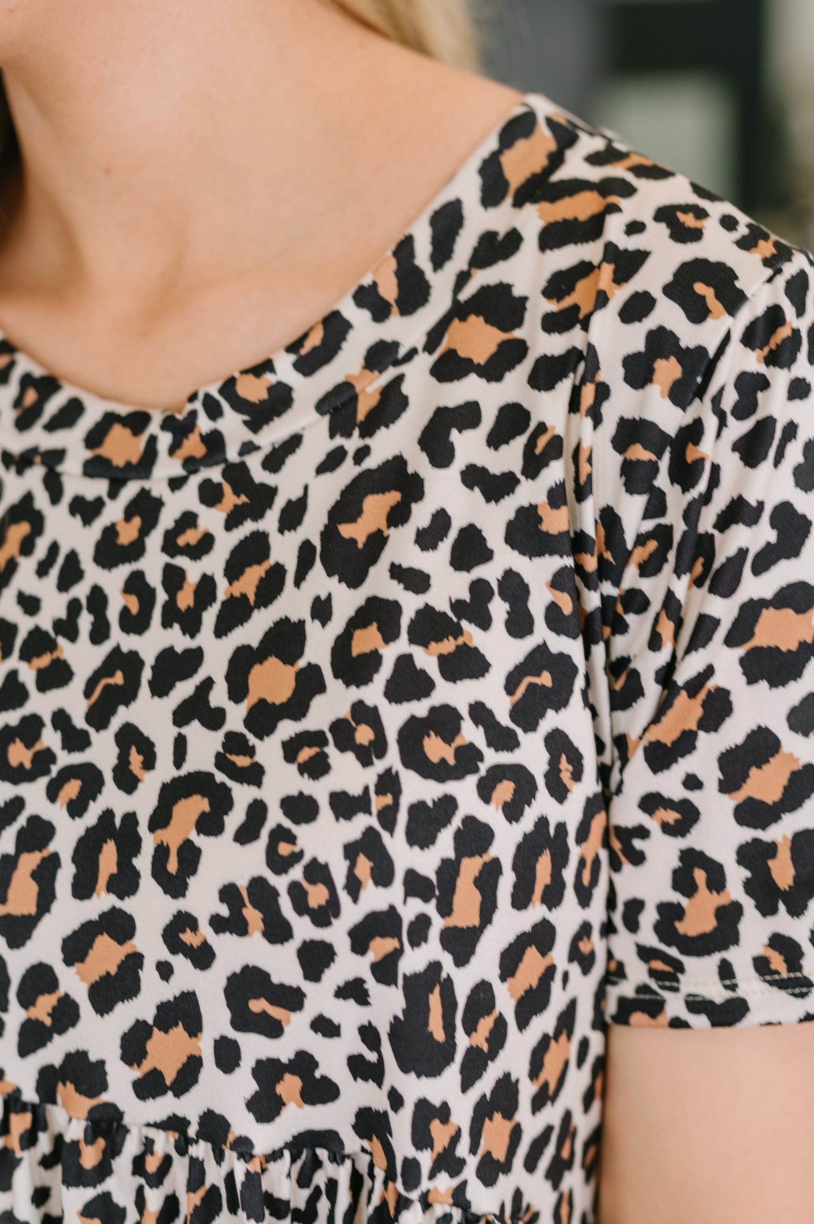 Better Stuff To Do Leopard Print Smock Dress (SM-3X)