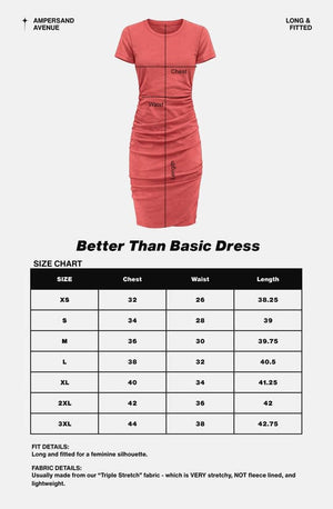 Better Than Basic Dress - Bright Red