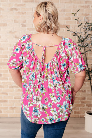 Bloom So Bright Floral Top (SM-3X)